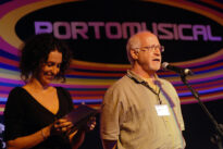 Melina Hickson e Gerald Seligman, diretor da Womex