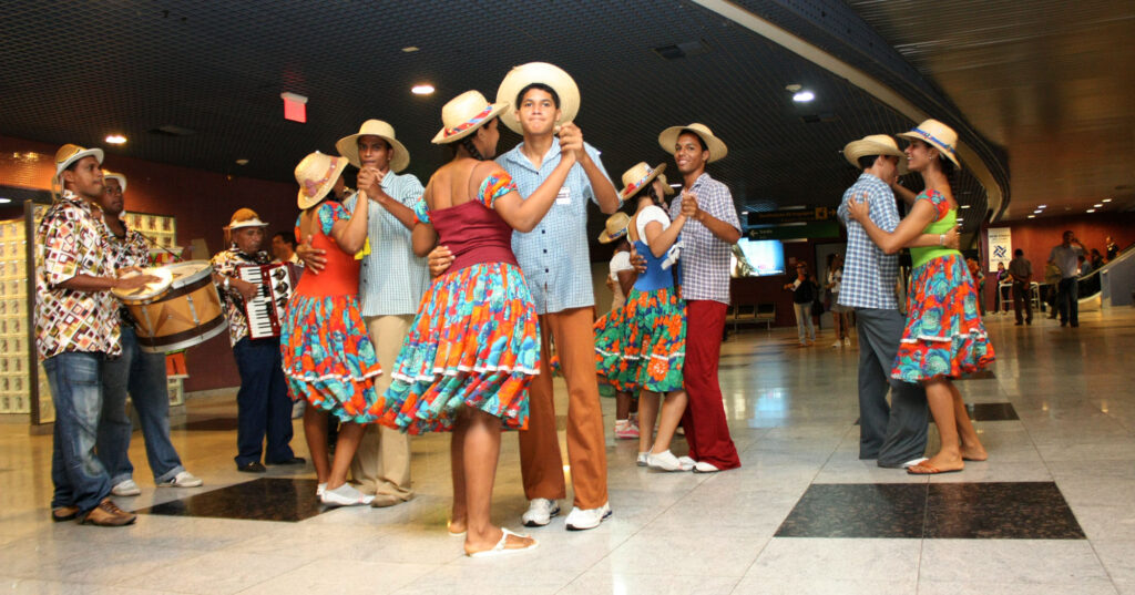 Receptivo Junino no Aeroporto