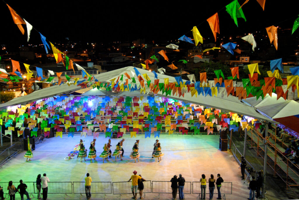 Fotos do Pátio do Forró, em Caruaru, durante o São João 2008