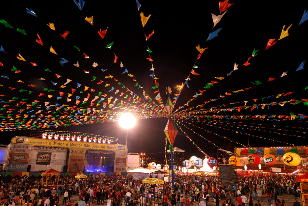 Fotos do Pátio do Forró, em Caruaru, durante o São João 2008