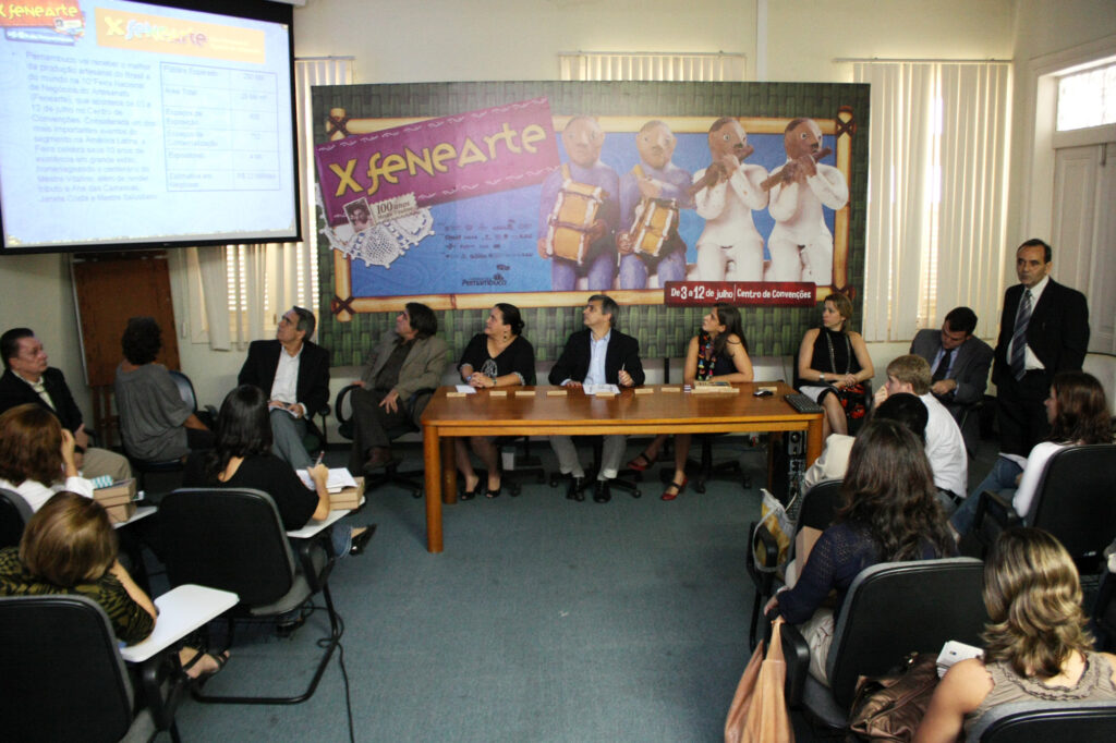 Coletiva de imprensa da X Fenearte