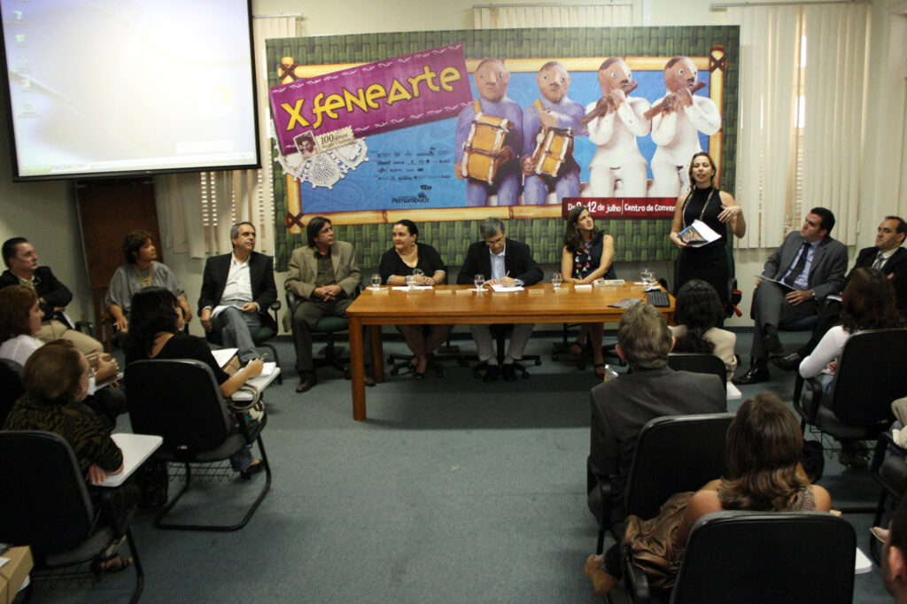 Coletiva de imprensa da X Fenearte