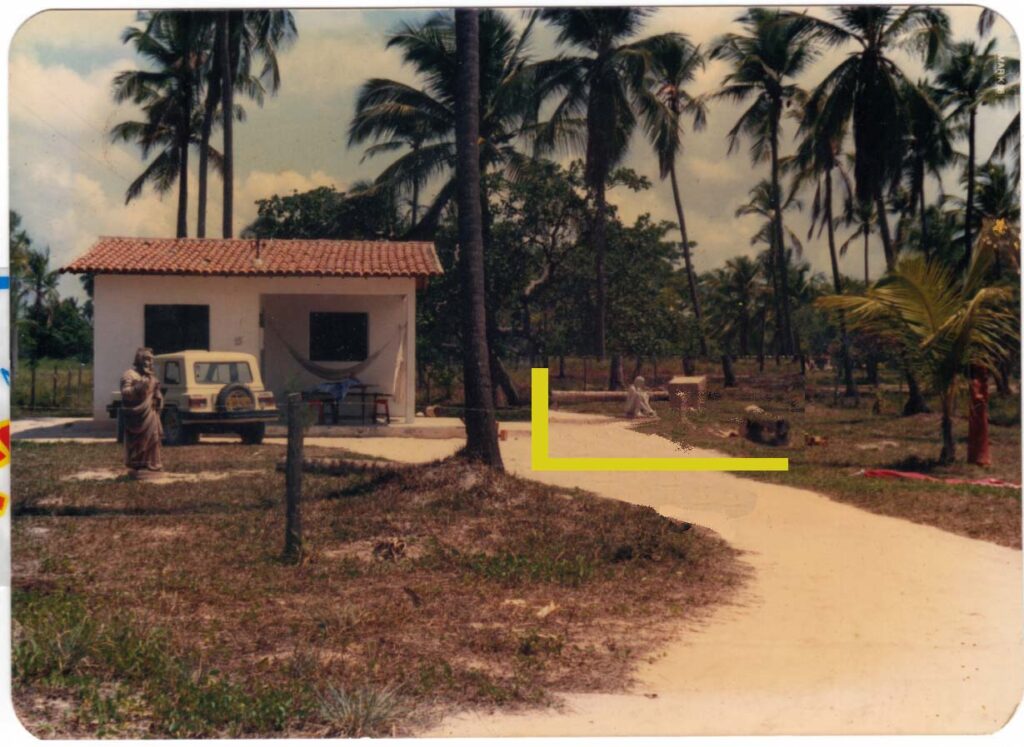 Terraço da casa onde tudo começou