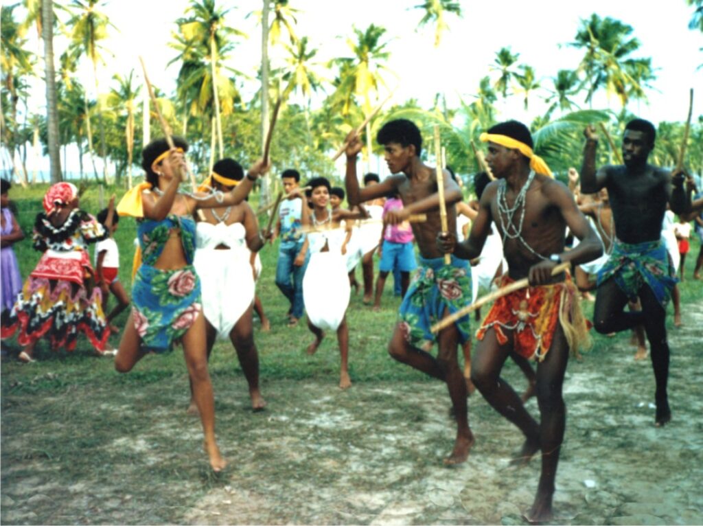 Maculelê na Festa da Lavadeira em 1989