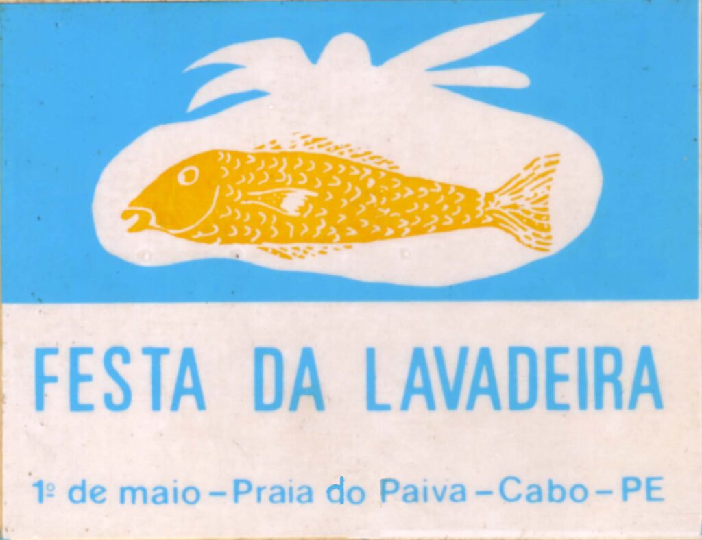 Primeiro adesivo da Festa da Lavadeira