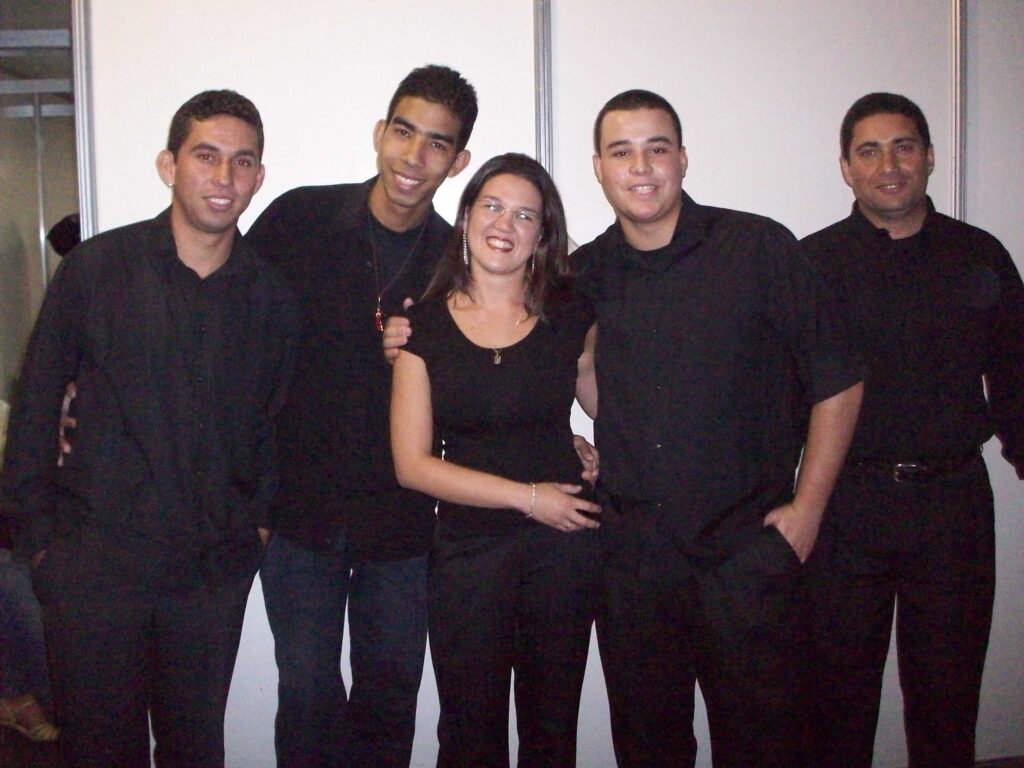 O Grupo antes de entrar