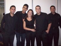 O Grupo antes de entrar