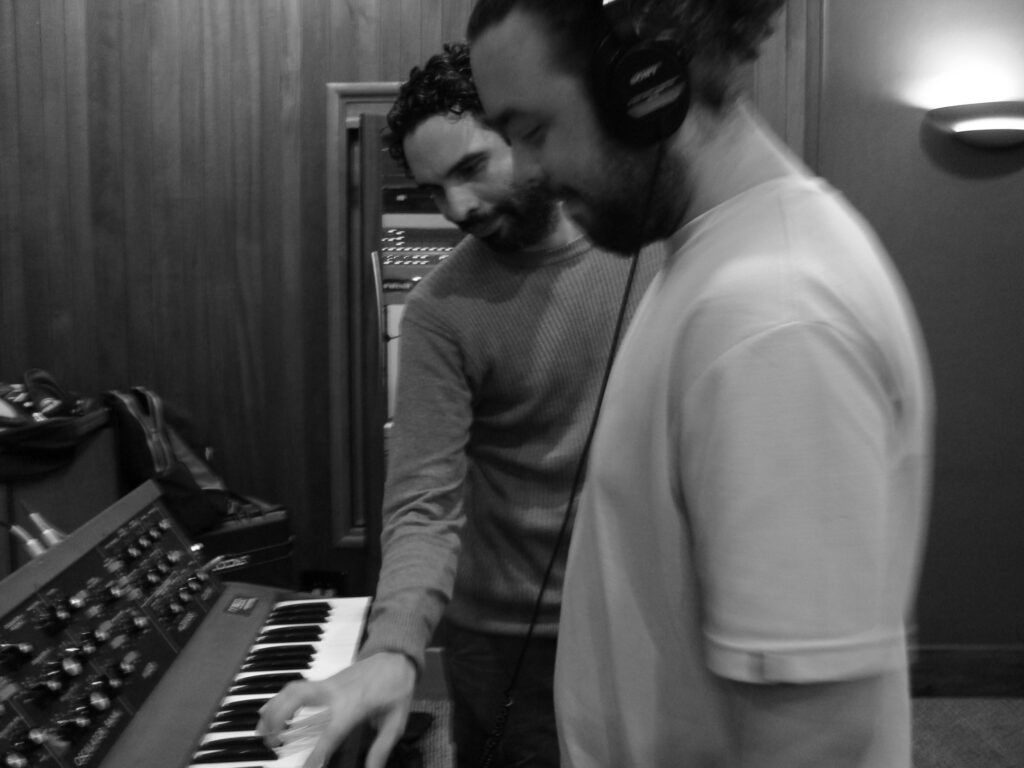 Gravando no Estúdio YB, em São Paulo