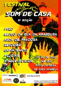 Flyer Festival Som de Casa (3ª edição)
