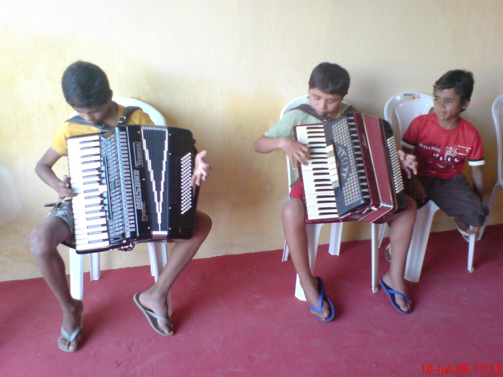 Apresentação da escola de sanfona