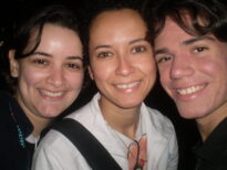 Raquel, Luciana e Douglas