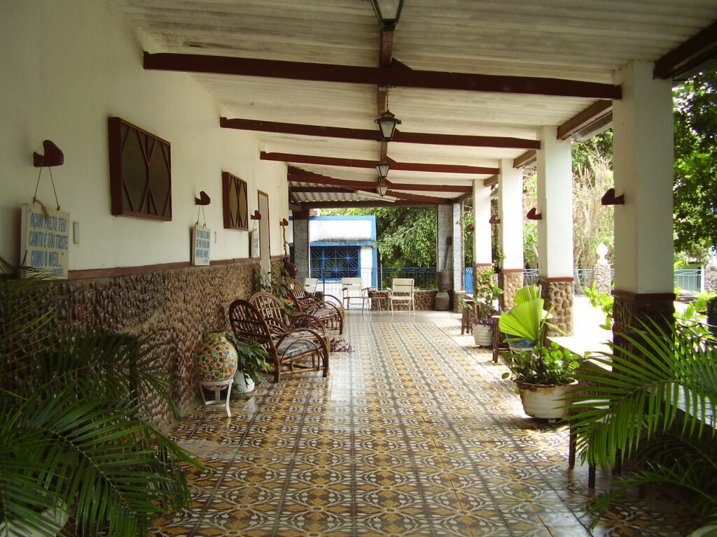 Terraço da casa de Luiz Gonzaga, Parque Aza Branca.