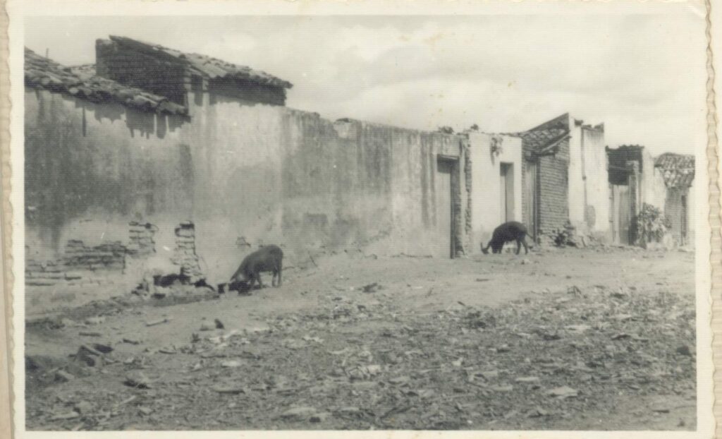 Fundos da Rua Cel. Francisco Filgueira  - hoje Rua Antonio M