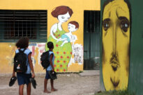 Intercâmbios de Cultura Urbana - Graffite na Ilha de D