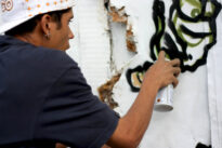 Intercâmbios de Cultura Urbana - Graffite na Ilha de D