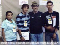 No II FORUM REGIONAL DE CULTURA DO SERTÃO DO PAJEÚ