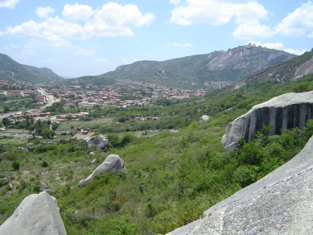 Vista do núcleo histórico do Brejo