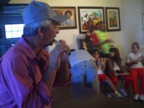 Aula espetáculo com seu João do pífano