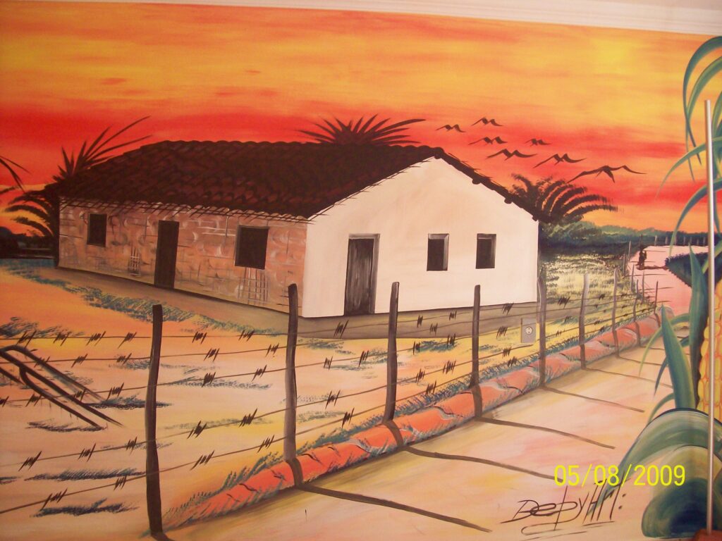 por do sol do sertão