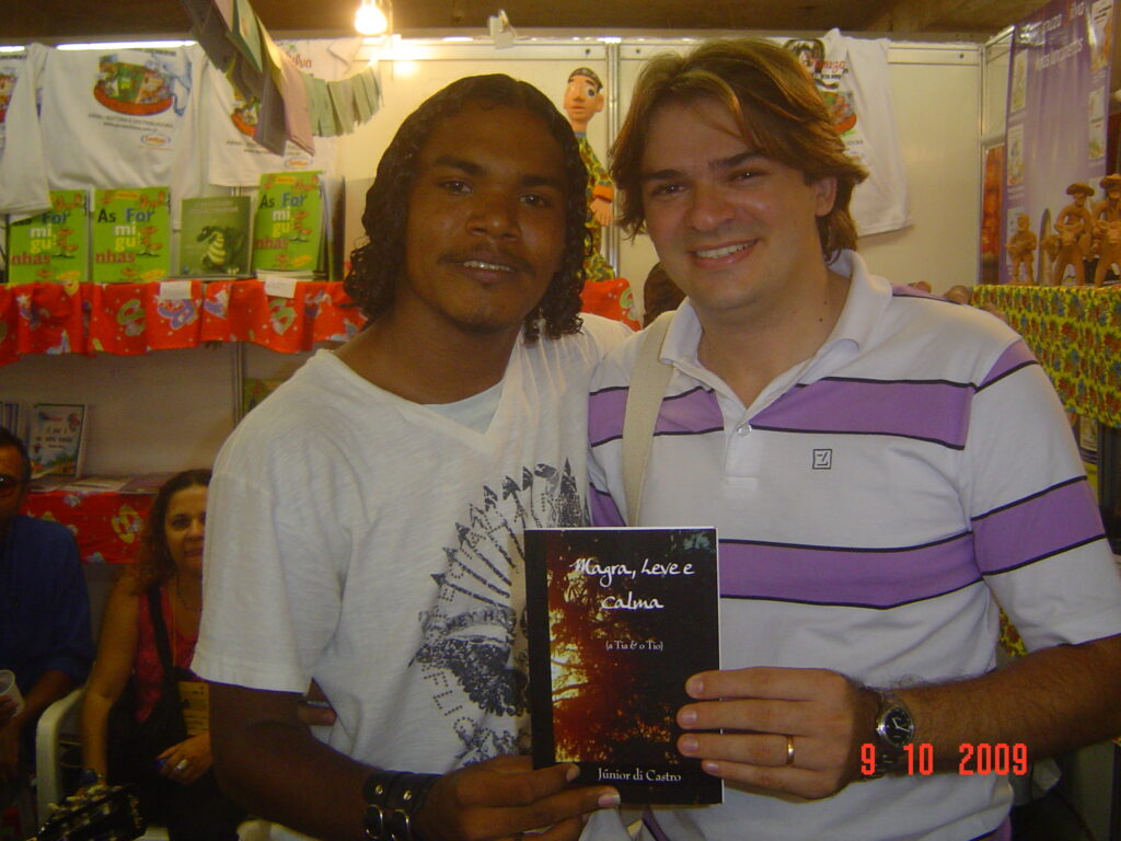 Com Felipe Júnior, Poeta e Cordelista.