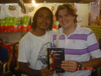 Com Felipe Júnior, Poeta e Cordelista.