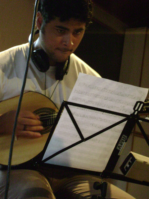 GRAVAÇÃÓ DO CD MEU RECADO
