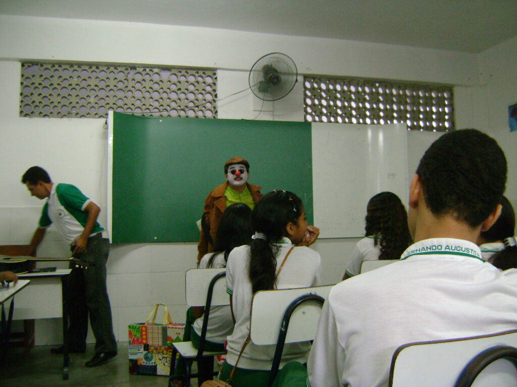 Foi diferente hoje na escola