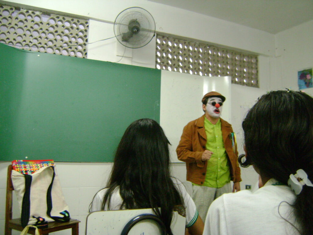 Foi diferente hoje na escola