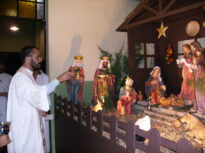 Paróquia da Harmonia inaugura novo presépio de Natal
