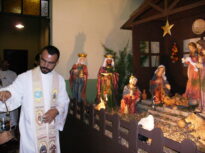 Paróquia da Harmonia inaugura novo presépio de Natal