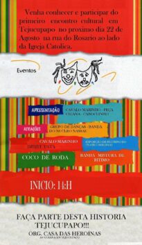 1º encontro cultural em tejucupapo