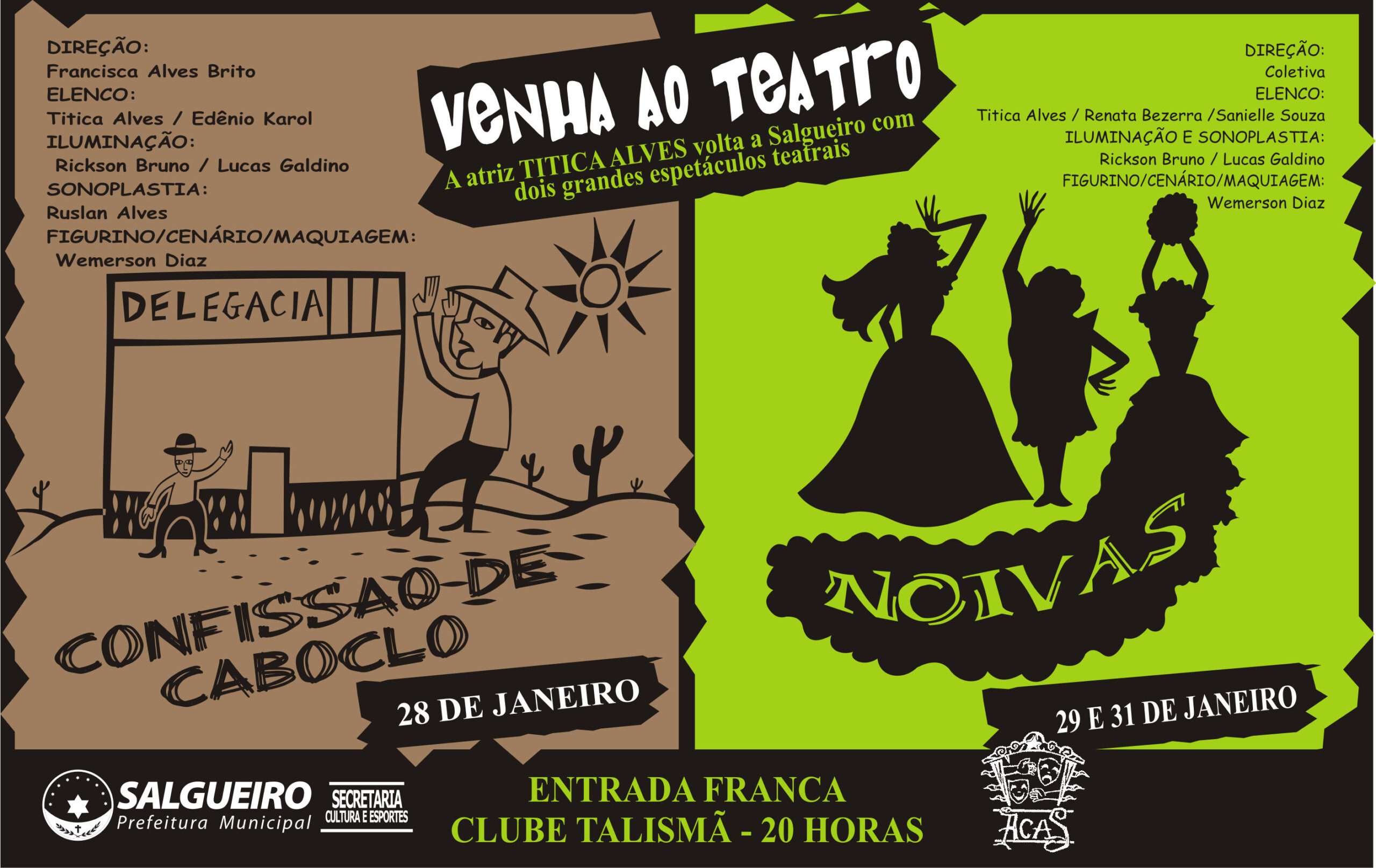 TEATRO NO MÊS DE JANEIRO EM SALGUEIRO