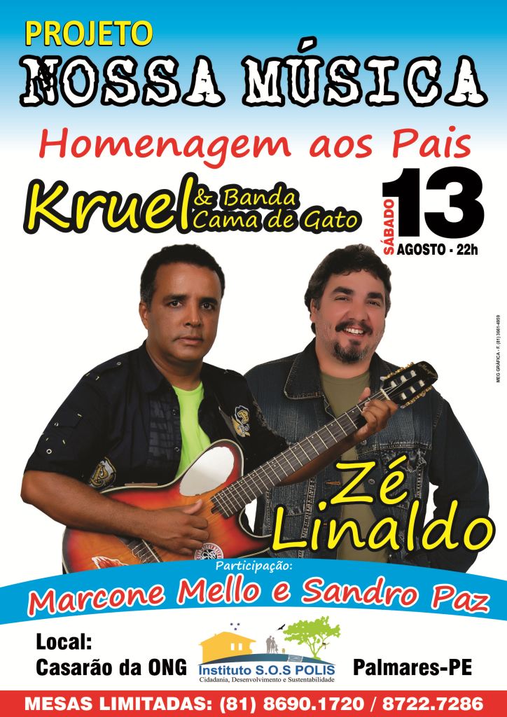 cartaz do show dos pais