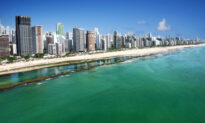 Praia de Boa Viagem, no Recife