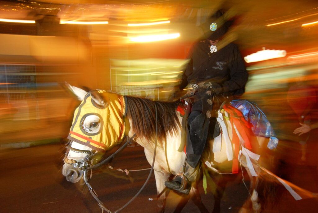 Zorro no Carnaval de Pesqueira, agreste de Pernambuco