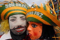 Papangus no Carnaval de rua de Bezerros, em 2010
