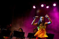 Show de Orquestra 100% Mulher em Itamaracá, no Carnaval 2010