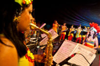 Show de Orquestra 100% Mulher em Itamaracá, no Carnaval 2010