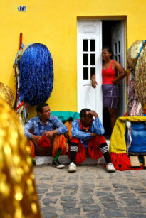 Encontro de maracatus em Nazaré da Mata, no Carnaval 2010