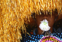 Encontro de maracatus em Nazaré da Mata, no Carnaval 2010