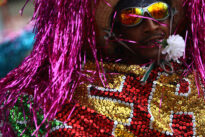 Encontro de maracatus em Nazaré da Mata, no Carnaval 2010