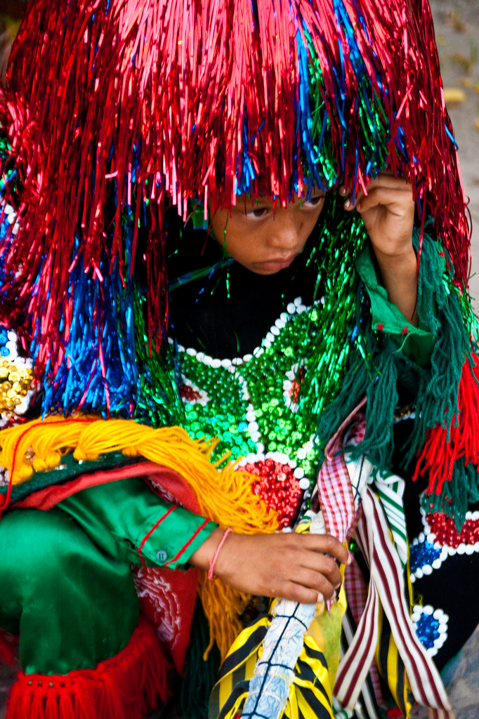 Encontro de Caboclinhos em Goiana, no Carnaval 2010