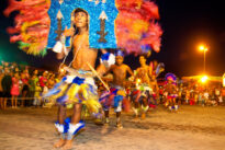 Encontro de Caboclinhos em Goiana, no Carnaval 2010