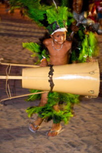 Encontro de Caboclinhos em Goiana, no Carnaval 2010