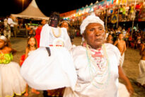Encontro de Caboclinhos em Goiana, no Carnaval 2010