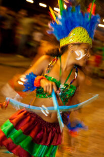 Encontro de Caboclinhos em Goiana, no Carnaval 2010
