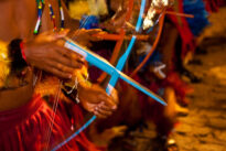 Encontro de Caboclinhos em Goiana, no Carnaval 2010