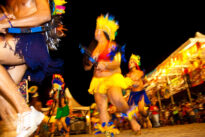 Encontro de Caboclinhos em Goiana, no Carnaval 2010