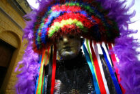 Desfile da fantasia de caretas de Triunfo, no Carnaval 2010
