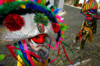 Desfile da fantasia de caretas de Triunfo, no Carnaval 2010